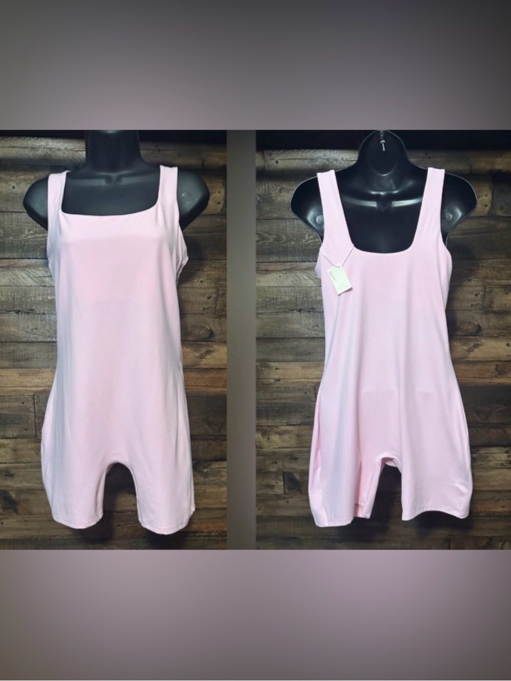 NWT MOMANDA Natrelax Maternity Workout Romper Jumpsuit Sweet Pink